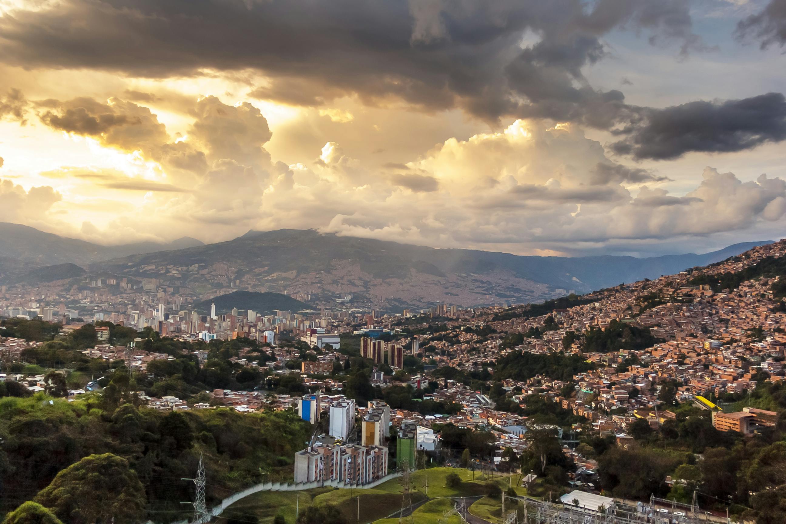 Vista urbana de Colombia